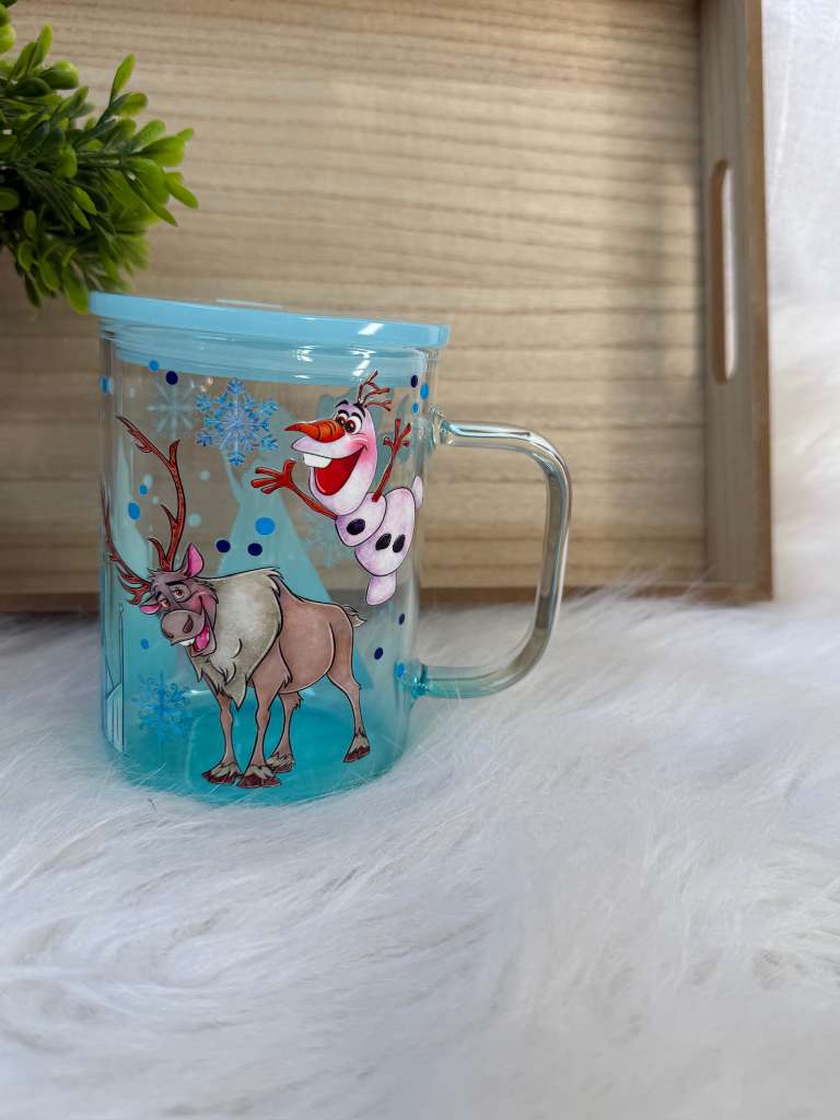 TAZA DE CRISTAL FROZEN UVDTF