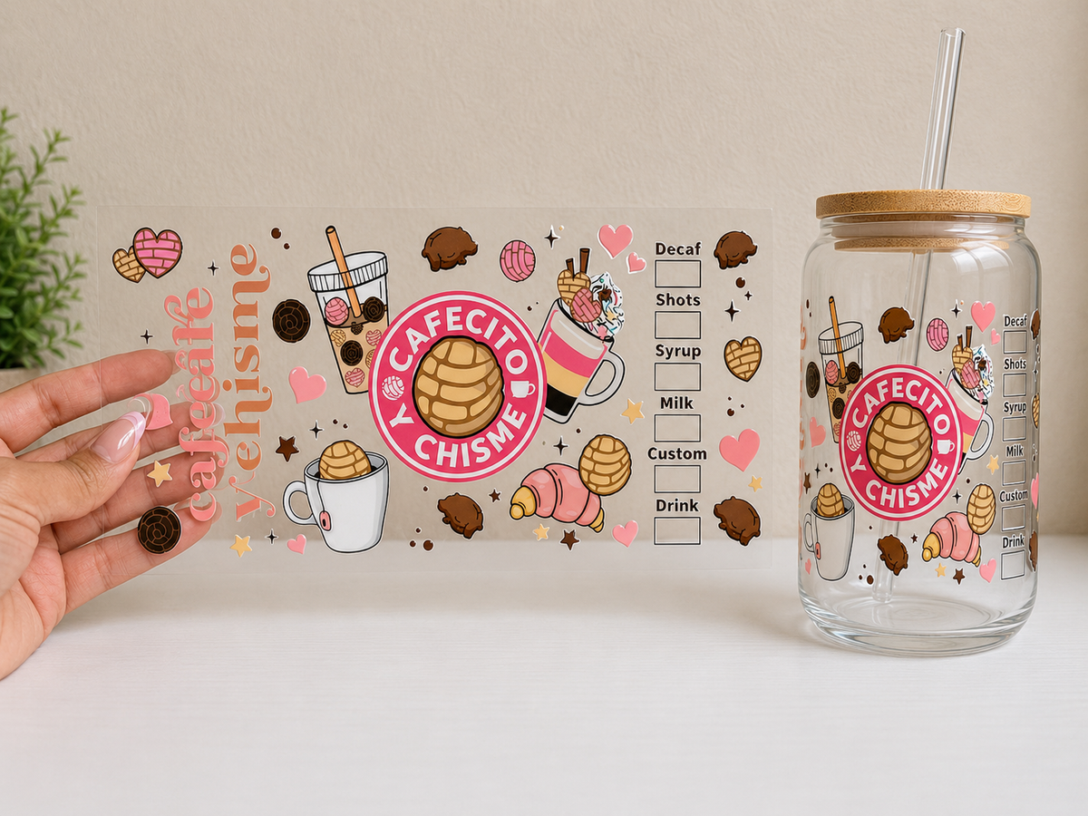 UV DTF wrap 16 oz -cafecito y chisme