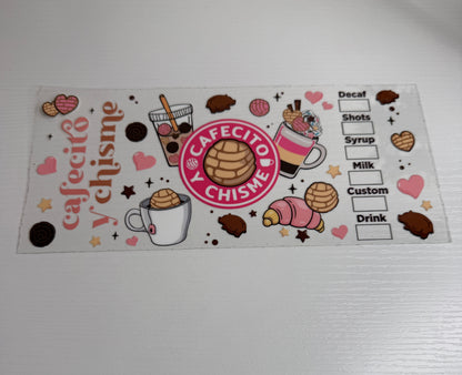 UV DTF wrap 16 oz -cafecito y chisme