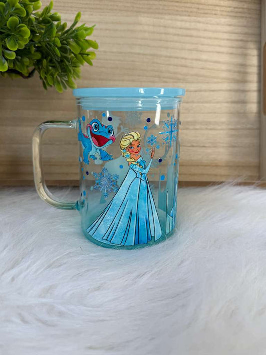 TAZA DE CRISTAL FROZEN UVDTF