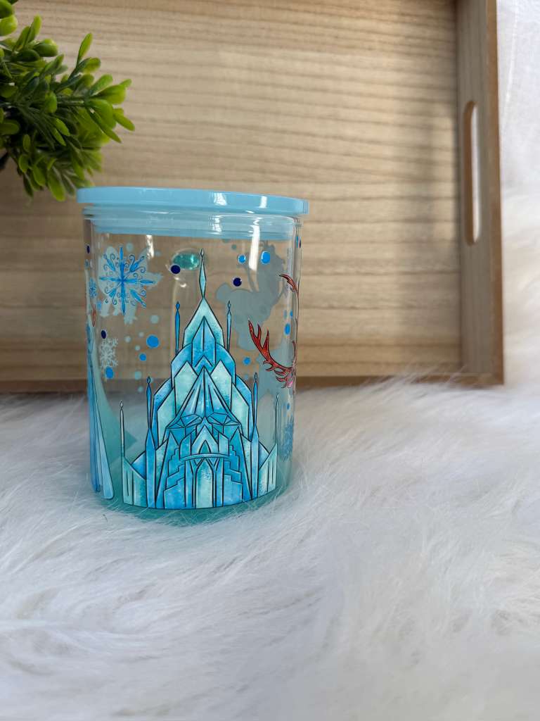 TAZA DE CRISTAL FROZEN UVDTF