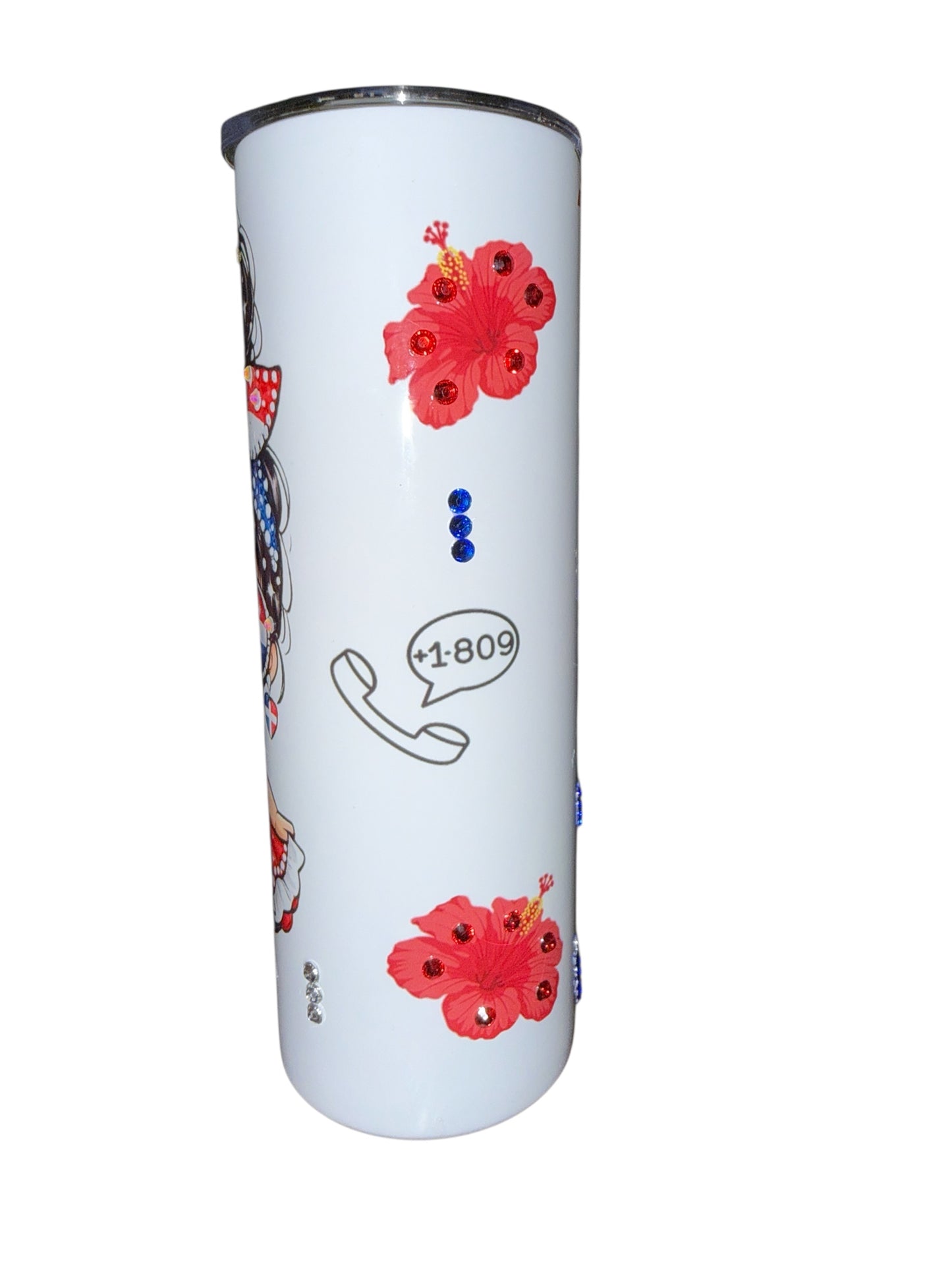 tumbler Dominicano 20 oz Personalizado 🇩🇴