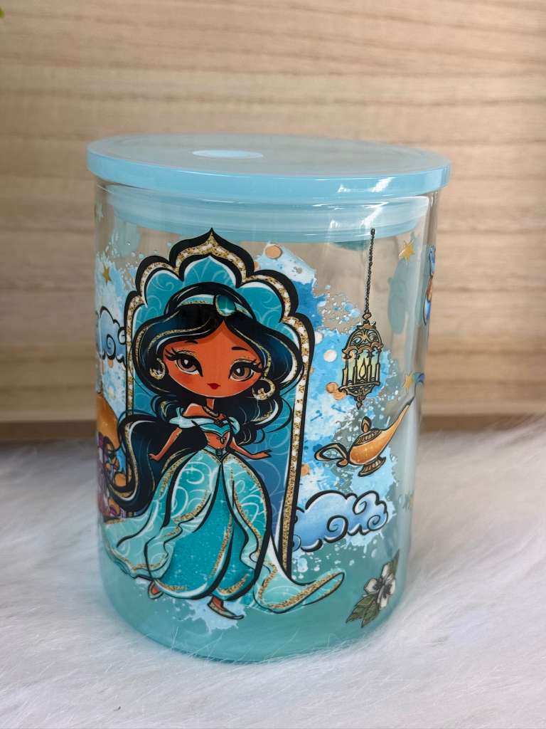 TAZAS DE CRISTAL ALADDIN UVDTF